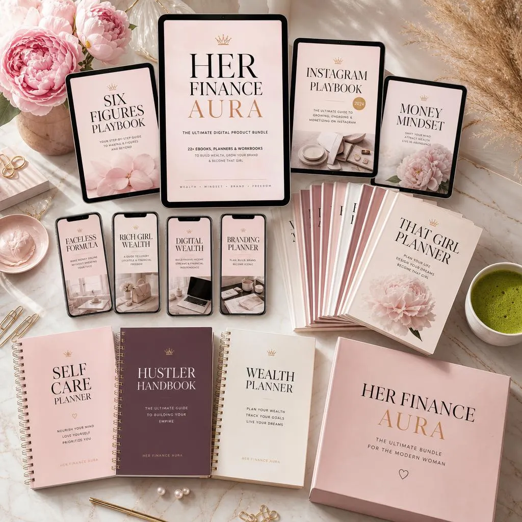 HER FINANCE AURA bundle of digital products